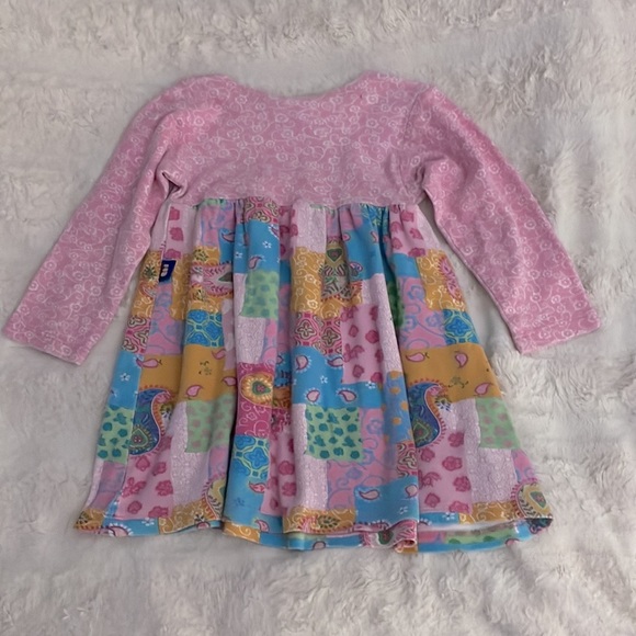 GIRLS PAISLEY PRINT MATCHING LONG SLEEVE SET - Picture 3 of 8